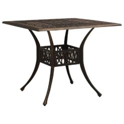 3 Piece Cast Aluminium Bistro Set - Complete Storage Solutions