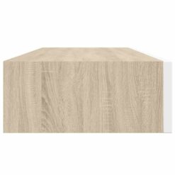 2 Piece Wall-Mounted Drawer Shelf Set 60x23.5x10cm - Complete Storage Solutions