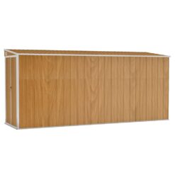 Wall-mounted Steel Garden Shed 118x382x178cm - Complete Storage Solutions