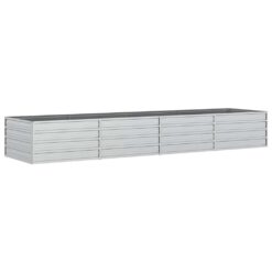 Alternative view of Steel Garden Raised Bed Galvanized 320x80x45cm - Silver