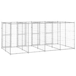 Steel Dog Kennel 440x220x180cm - Complete Storage Solutions
