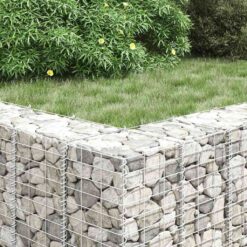 3 Piece Gabion Raised Beds Iron 30x30x150cm - Silver - Complete Storage Solutions