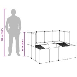 Small Animal Cage 143x107x93cm - Complete Storage Solutions