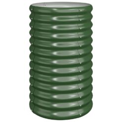 Alternative view of Galvanised Steel Garden Planter 40x40x68cm