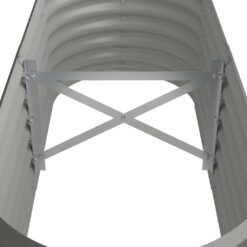 Galvanised Steel Garden Raised Bed 114x40x36cm - Complete Storage Solutions