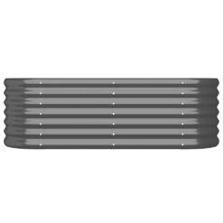 Galvanised Steel Garden Raised Bed 114x40x36cm - Complete Storage Solutions