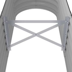 Galvanised Steel Garden Raised Bed 114x40x36cm - Complete Storage Solutions