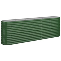 Alternative view of Galvanised Steel Garden Raised Bed 224x40x68cm