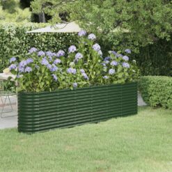 Galvanised Steel Garden Raised Bed 260x40x68cm