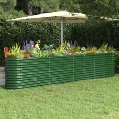 Galvanised Steel Garden Raised Bed 332x40x68cm