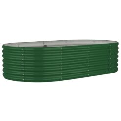 Galvanised Steel Garden Raised Bed 152x80x36cm - Complete Storage Solutions