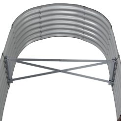 Galvanised Steel Garden Raised Bed 152x80x36cm - Complete Storage Solutions