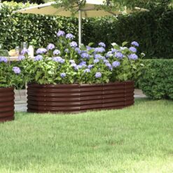 Galvanised Steel Garden Raised Bed 152x80x36cm - Complete Storage Solutions