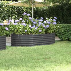 Galvanised Steel Garden Raised Bed 152x80x36cm - Complete Storage Solutions