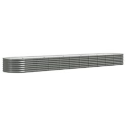 Galvanised Steel Garden Raised Bed 440x80x36cm - Complete Storage Solutions