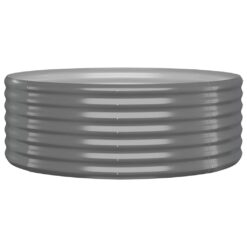 Galvanised Steel Garden Raised Bed 100x100x36cm - Complete Storage Solutions
