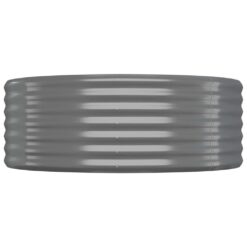 Galvanised Steel Garden Raised Bed 100x100x36cm - Complete Storage Solutions