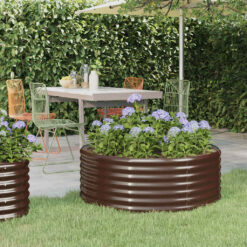 Galvanised Steel Garden Raised Bed 100x100x36cm - Complete Storage Solutions