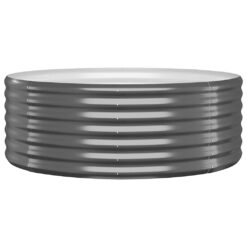 Galvanised Steel Garden Raised Bed 100x100x36cm - Complete Storage Solutions