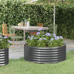 Galvanised Steel Garden Raised Bed 100x100x36cm - Complete Storage Solutions