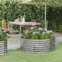Galvanised Steel Garden Raised Bed 100x100x36cm - Complete Storage Solutions
