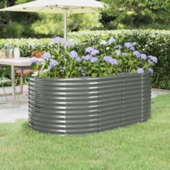Galvanised Steel Garden Raised Bed 175x100x68cm