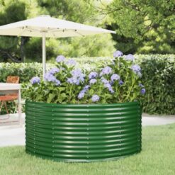 Galvanised Steel Garden Raised Bed 140x140x68cm