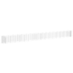 Gabion Raised Bed Galvanised Iron 610x50x50cm - Silver - Complete Storage Solutions