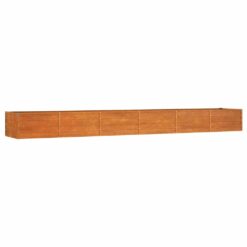 Alternative view of Corten Steel Garden Raised Bed 480x80x45cm - Rusty