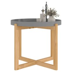 Pinewood Coffee Table & 53x53x43.5cm – Grey - Complete Storage Solutions