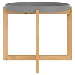 Pinewood Coffee Table & 53x53x43.5cm – Grey - Complete Storage Solutions