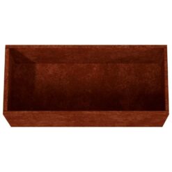 Corten Steel Planter 62x30x29cm - Complete Storage Solutions