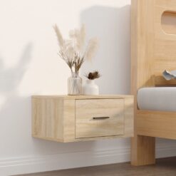 Wall-mounted Bedside Cabinet 50x36x25cm