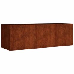 Alternative view of Corten Steel Garden Raised Bed 120x40x40cm - Brown