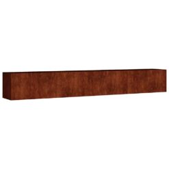 Alternative view of Corten Steel Garden Raised Bed 280x40x40cm - Brown