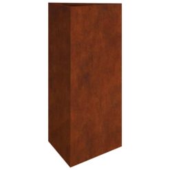 Corten Steel Garden Planter 40x34.5x75cm - Complete Storage Solutions