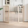 Dog Gate Foldable 3 Panels 150cm Poplar Wood - Complete Storage Solutions