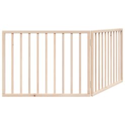 Dog Gate Foldable 2 Panels 160cm Poplar Wood - Complete Storage Solutions