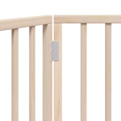 Dog Gate Foldable 2 Panels 160cm Poplar Wood - Complete Storage Solutions