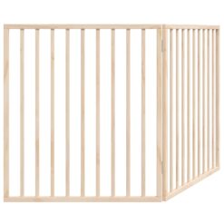 Dog Gate Foldable 2 Panels 160cm Poplar Wood - Complete Storage Solutions