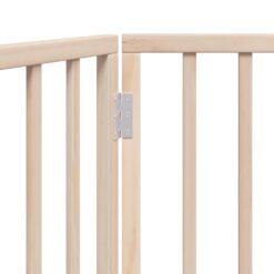 Dog Gate Foldable 2 Panels 160cm Poplar Wood - Complete Storage Solutions