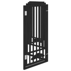 Dog Gate with Door Foldable 6 Panels 300cm Poplar Wood - Complete Storage Solutions