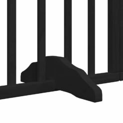 Dog Gate with Door Foldable 6 Panels 300cm Poplar Wood - Complete Storage Solutions