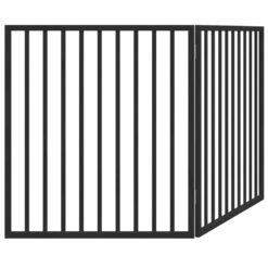 Dog Gate Foldable 2 Panels 160cm Poplar Wood - Complete Storage Solutions