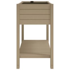 Polypropylene Garden Raised Bed 110x45x79cm - Light Brown - Complete Storage Solutions