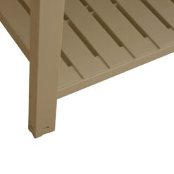 Polypropylene Garden Raised Bed 110x45x79cm - Light Brown - Complete Storage Solutions