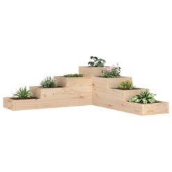 Pinewood Garden Planter 4 Tier 106x104.5x36cm