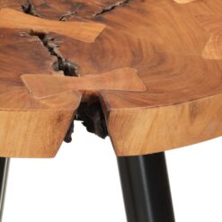 Acacia Log Bar Table 53x105 cm - Complete Storage Solutions