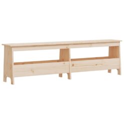 Alternative view of Pinewood Hall Bench 160x28x45cm - Natural