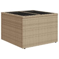 7 Piece Poly Rattan Garden Sofa Set with Cushions - Complete Storage Solutions